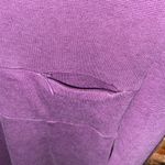 Horny Toad  Purple Micro Stripe Long Sleeve Tomboy Faux Wrap Dress Women's Small Photo 8