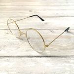Urban Outfitters Bluelight Glasses Gold Metal Retro Round Frames OS Adult Blue Light Mens Womens Photo 2