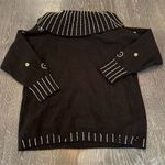 Vintage Calledina Women's L Black Sweater Gold Bead Embellishments Vintage Size L Photo 15