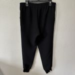 Aritzia  Wilfred Buffon Black Drawstring Crepe Joggers Trouser Pants‎ Size Medium Photo 2