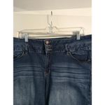 Ymi Plus size 18 Denim Stretch Frayed Cut off shorts  High Waist Better Butt Photo 2
