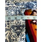 Joe Fresh ‎ Blue/White Floral Button Up Long Sleeve Shirt Size XS Cotton Photo 5