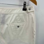 Lauren Ralph Lauren Back Porch Bermuda Shorts Womens 12 White Cotton Nylon NEW Photo 4