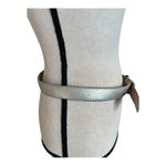 Motion East Vintage Silver Gold Metallic Fashion Belt Size M Photo 1