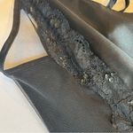 Victoria's Secret VICTORIA’S SECRET Y2K Lace Mesh & Satin Black One Piece Teddy‎ Like New Sz Small Photo 13