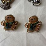 6 Pairs Vintage Christmas Ear Stud Earrings Santa Xmas Piercing Jewelry Gift Photo 4