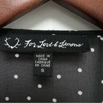 For Love & Lemons Truffles Polka Dot Babydoll Mini Dress Black Romantic Size S Photo 7