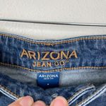 Arizona Jeans Arizona Jean Co Woman's Sz 9 Dark Blue Denim Zipper Accent Shorts High Rise Photo 3