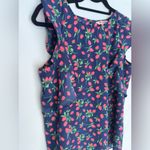 Juicy Couture  Ruffle Sleeve Berry Tank Top NWOT size Large Photo 5