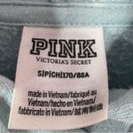 PINK - Victoria's Secret Pink‎ Victorias Secret Everyday Fleece Logo Cropped Hoodie Sweatshirt Blue Small Photo 7