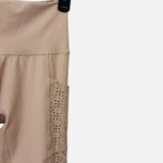 Aerie Women’s  Move 7/8‎ Leggings High Rise Tan Size Medium Cutouts Pockets Photo 2