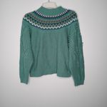 Cabin creek Vintage  bubble green knit sweater s Photo 2