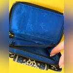 Vera Bradley Blue and Black Patterned Wristlet. Photo 3