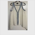 Karen Kane 💙 Beaded Tank Size Small Photo 2