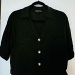 Moa Moa Black Button Top Photo 1