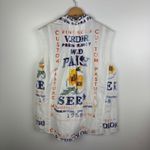 We The Free Free People  Moon Flower Top Small Seed‎ Print Button Down Oversized Photo 4