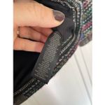 Rachel Roy genuine leather and boucle zip front blazer 6 Black Photo 5