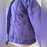 Vintage ‘80s Skyr Purple Full Zip Insulated Puffer Ski Jacket Size 10 Photo 4