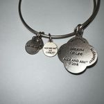 ALEX AND ANI Breath of Life Charm Bangle - Rafaelian Silver Finish Photo 3