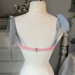 No Boundaries Red White Blue Striped Bikini Top Photo 9
