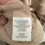 BCBGMAXAZRIA  Bronze‎ & Champagne Satin Bandage Cocktail Dress Photo 4