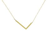Savvy Cie Jewels 14K Gold Plated Initial Pendant Necklace with Gift Box Yellow Photo 0