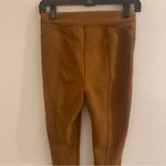 Spanx EUC  Brown Faux Suede Pull Up Skinny Pants Size S Photo 5