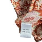 House of Harlowe Maxi Bohemian Ruffle Dress‎ XL Burnt Orange Photo 4