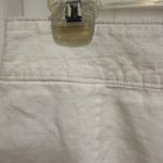 Banana Republic  White‎ Linen Pencil Skirt Size 2 Photo 2