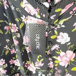 City Chic Black Floral Festival Vibe Tiered Lattice Trim Maxi Dress, Size 20 Photo 8