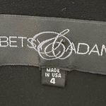 Betsy and Adam  One Shoulder Ruffle Gown Women's Black Size 4 Photo 3