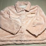 Simply Southern  Simply Soft Sherpa Shacket in a light pink Photo 0