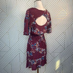 Band of Gypsies Samantha Floral Cutout Dress Photo 6