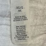 Aerie  White Striped Oversized Drawstring Beach/Pool V-Neck Coverup w/ Slits-XS-S Photo 10