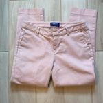 Old Navy | Pale pink cropped pants. Faux back pocket. Measurements in pictures. Photo 0