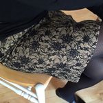 Talbots Black Lace Overlay Pencil Skirt NWT Photo 2