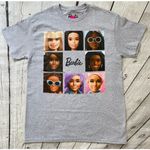 Hybrid Apparel Grey Diverse Barbie Graphic Tee NWT! Photo 6