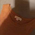 Blue pepper small Tan Ribbed Tank Top Brown Photo 1