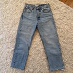 ZARA High Rise Straight Jeans Photo 0