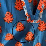 Printfresh  Blue and Orange Floral Mini Dress Photo 2