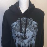 Pacific&Co Pacific &  black Indian wolf The perfect hoodie pullover sweatshirt Photo 2