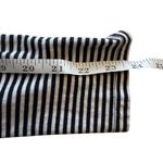 J.Jill Knit Top Large Blue White Striped Contrast Hem Long Sleeve Nautical Comfy Photo 9