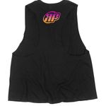ROKFIT Women's Black Stellar Logo Crop Tank Top Size S Photo 3