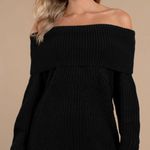 Tobi Off the Shoulder Sweater Dress Photo 0