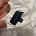 Majorelle  White Adam Midi Dress In White Lurex Size Small Photo 4