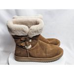 Koolaburra by Ugg  Sulana Short Shearling Chestnut Boots Buckles Women’s Size 9 Photo 1