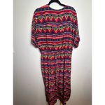 Maggy London Vintage 80s 100% Silk Dress Size M/L Vintage 16 Retro Photo 5