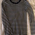 Loft Navy Blue Long Sleeve Old Striped Top Photo 0