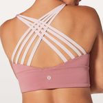 Lululemon  Free To Be Moved Bra Pink (size 6) workout athleisure strappy sporty Photo 1