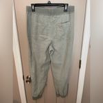 Vanilla Star Jeans Vanilla Star linen blend sage moss green 4 pocket joggers. Size L. Photo 5
